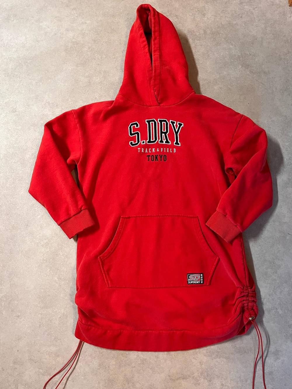 Superdry Red Track & Field Logo Long Pullover
Size 6 or Small